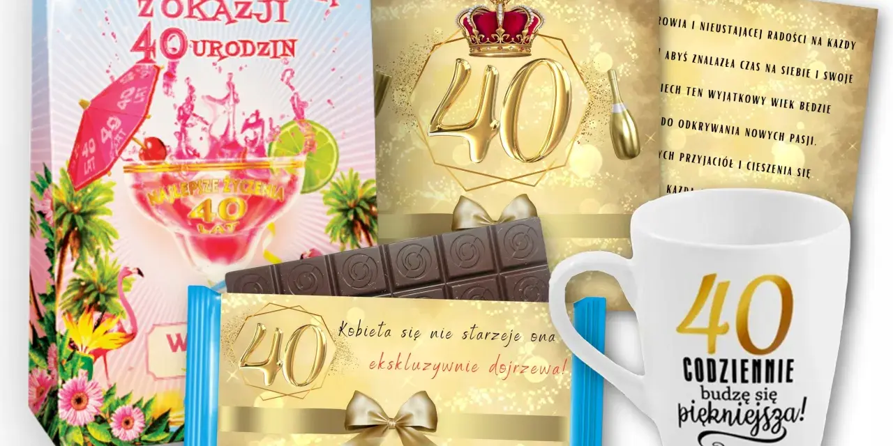 Idealny prezent na 40. urodziny dla kobiety? Inspiracje dla każdej!