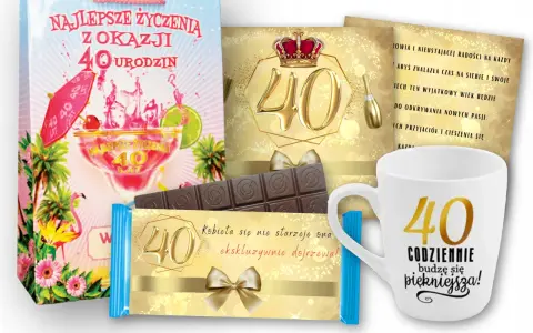 Idealny prezent na 40. urodziny dla kobiety? Inspiracje dla każdej!