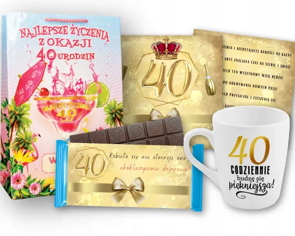 Idealny prezent na 40. urodziny dla kobiety? Inspiracje dla każdej!