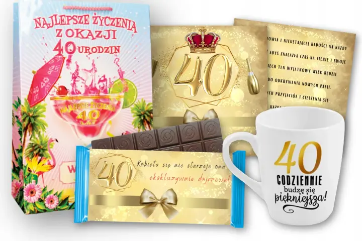 Idealny prezent na 40. urodziny dla kobiety? Inspiracje dla każdej!