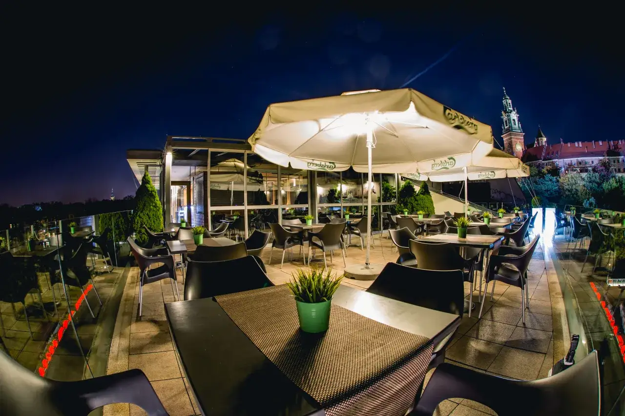 restauracja Kraków widok na Wawel